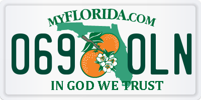 FL license plate 0690LN