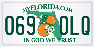 FL license plate 0690LQ