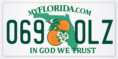 FL license plate 0690LZ