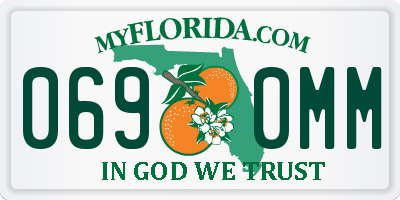 FL license plate 0690MM