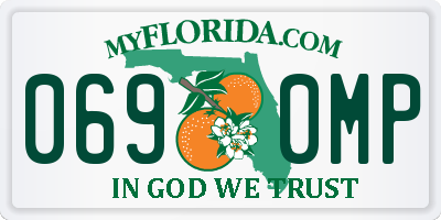 FL license plate 0690MP
