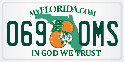 FL license plate 0690MS