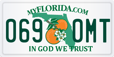 FL license plate 0690MT