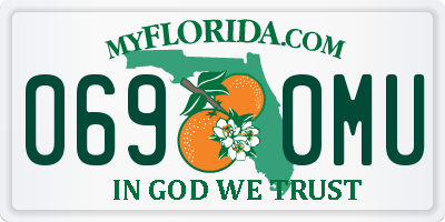 FL license plate 0690MU