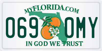 FL license plate 0690MY