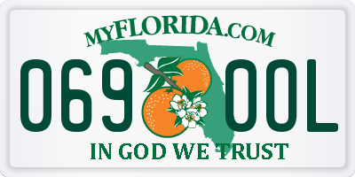 FL license plate 0690OL