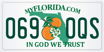 FL license plate 0690QS