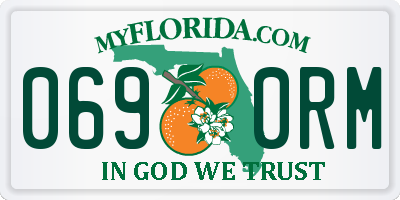 FL license plate 0690RM