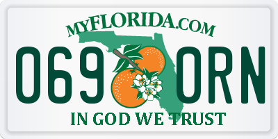 FL license plate 0690RN