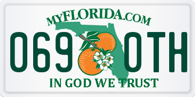 FL license plate 0690TH