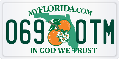 FL license plate 0690TM