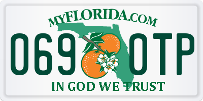 FL license plate 0690TP