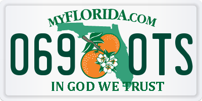 FL license plate 0690TS