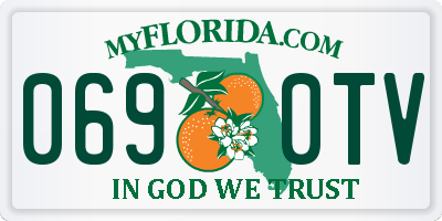 FL license plate 0690TV