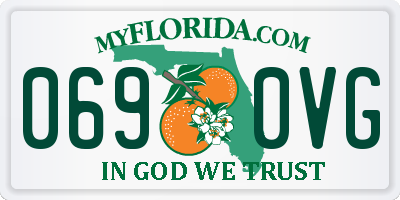 FL license plate 0690VG