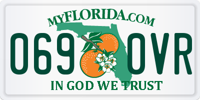 FL license plate 0690VR
