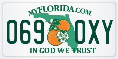 FL license plate 0690XY