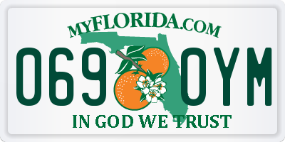 FL license plate 0690YM