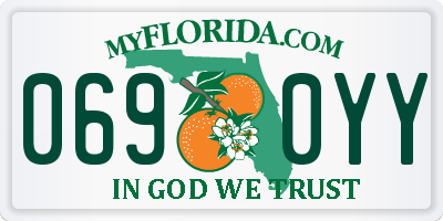 FL license plate 0690YY