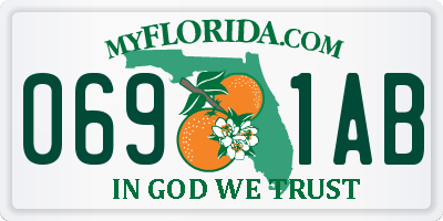 FL license plate 0691AB