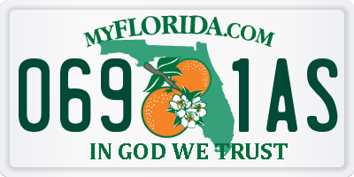 FL license plate 0691AS