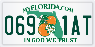FL license plate 0691AT