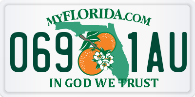 FL license plate 0691AU