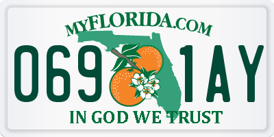 FL license plate 0691AY