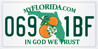 FL license plate 0691BF