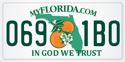 FL license plate 0691BO