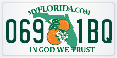 FL license plate 0691BQ