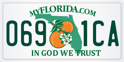 FL license plate 0691CA