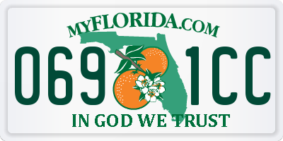 FL license plate 0691CC