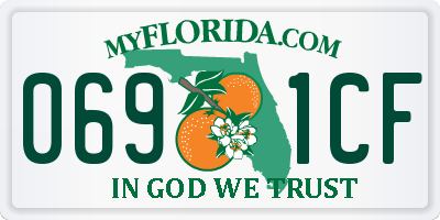 FL license plate 0691CF