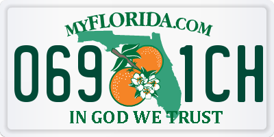 FL license plate 0691CH