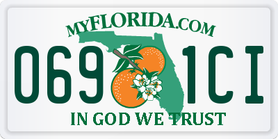 FL license plate 0691CI