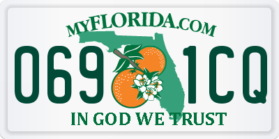 FL license plate 0691CQ