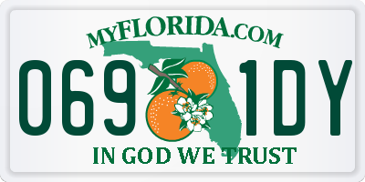 FL license plate 0691DY