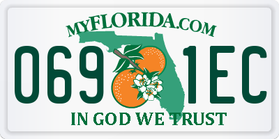 FL license plate 0691EC