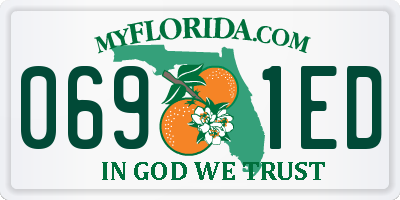 FL license plate 0691ED