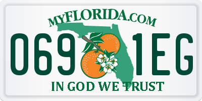FL license plate 0691EG