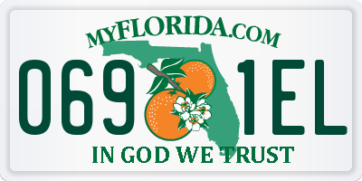 FL license plate 0691EL