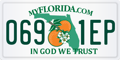 FL license plate 0691EP
