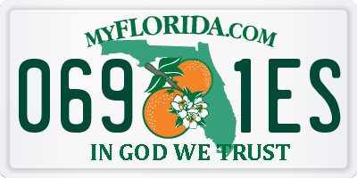 FL license plate 0691ES