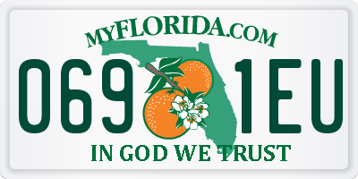 FL license plate 0691EU