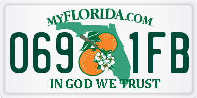 FL license plate 0691FB