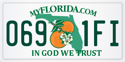 FL license plate 0691FI