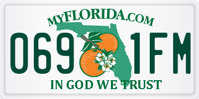 FL license plate 0691FM