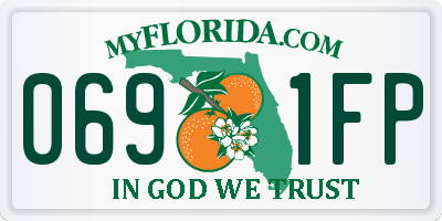 FL license plate 0691FP
