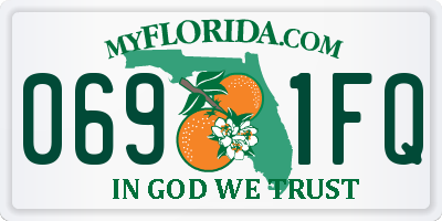 FL license plate 0691FQ